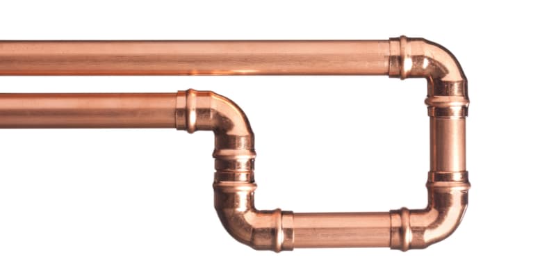 Collet battu plomberie