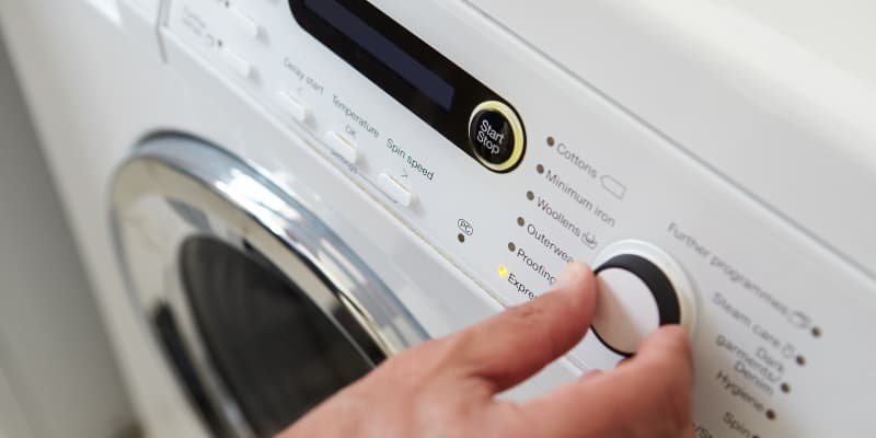 Reinitialisation lave linge