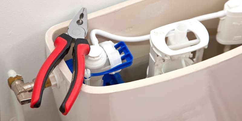 panne de chasse d'eau wc