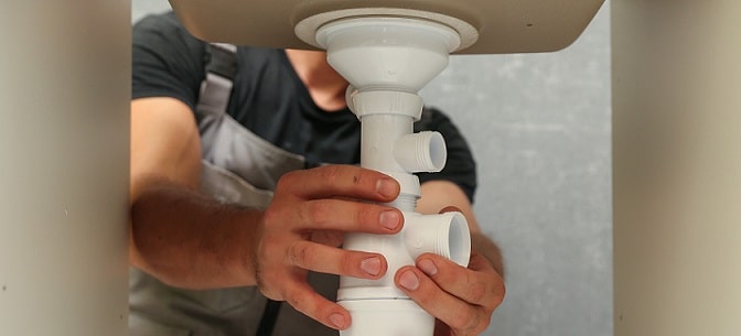 démontage d'un siphon