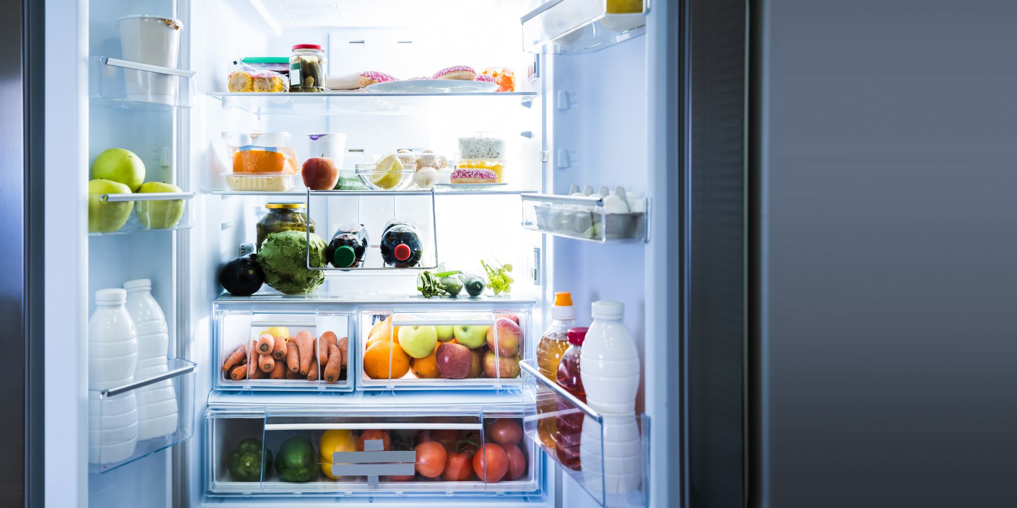 réglages de la température d'un frigo