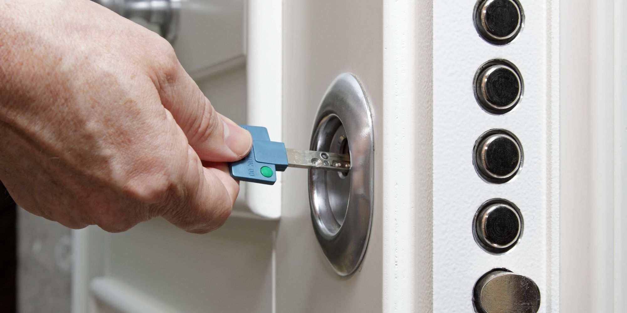 serrure de porte d'entrée avec 5 points