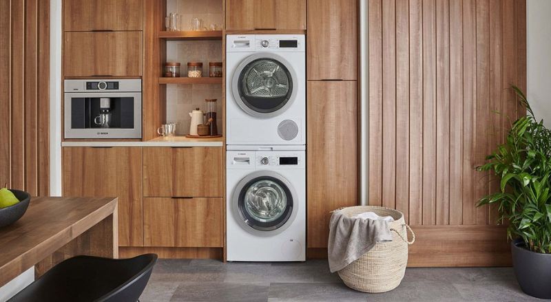 superposer un lave-linge et un sèche-linge