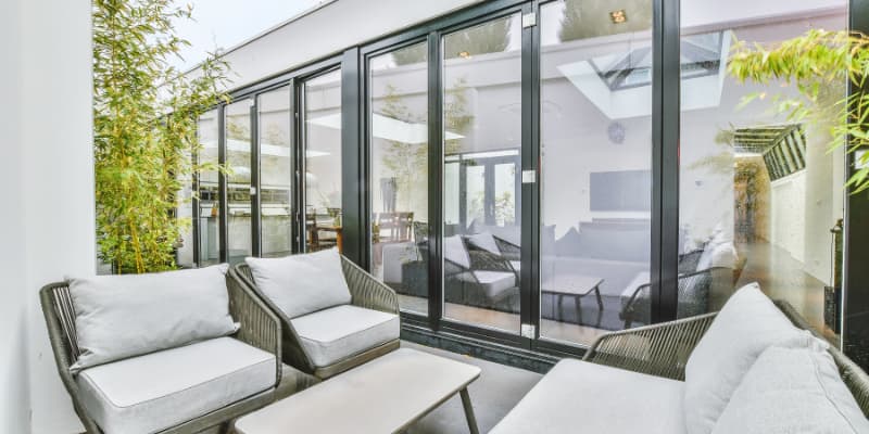 Chaleur dans la veranda