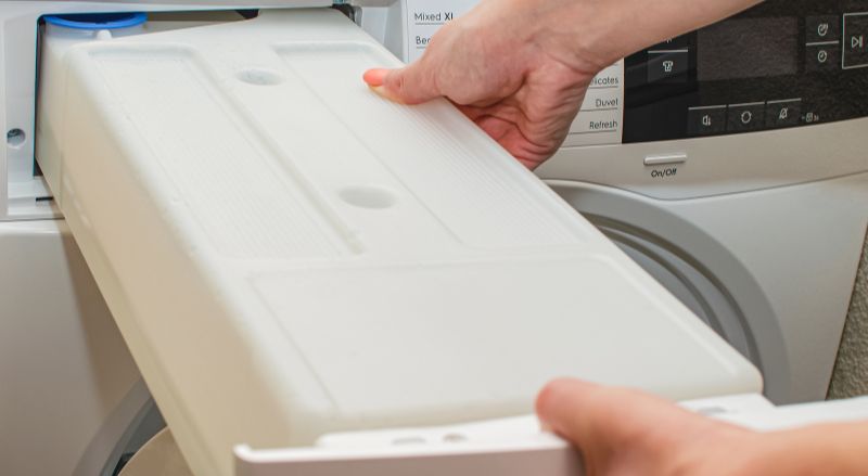 bac récupérateur d'eau pour sèche-linge