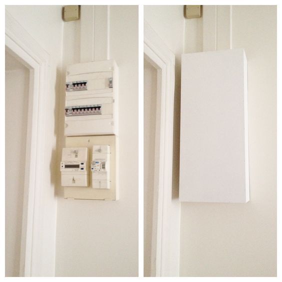 caisson blanc compteur