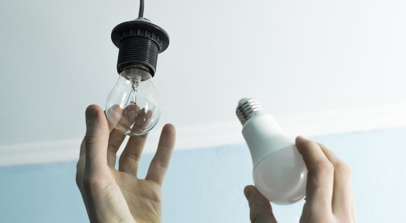 changement d'une ampoule
