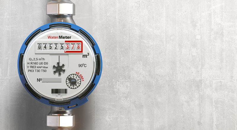 compteur d eau ou compteur mural et mesure de la consommation d eau