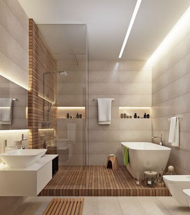 douche italienne façon spa