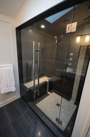 douche italienne en alcôve