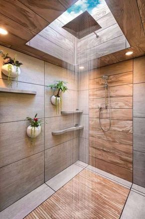 douche italienne façon jungle et nature
