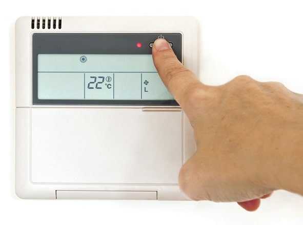 éteindre le chauffage sur un thermostat