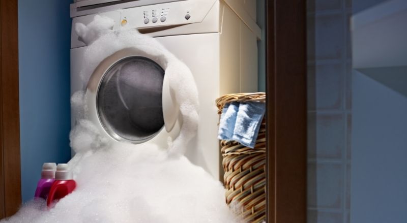 fuite d'une machine à laver par l'avant