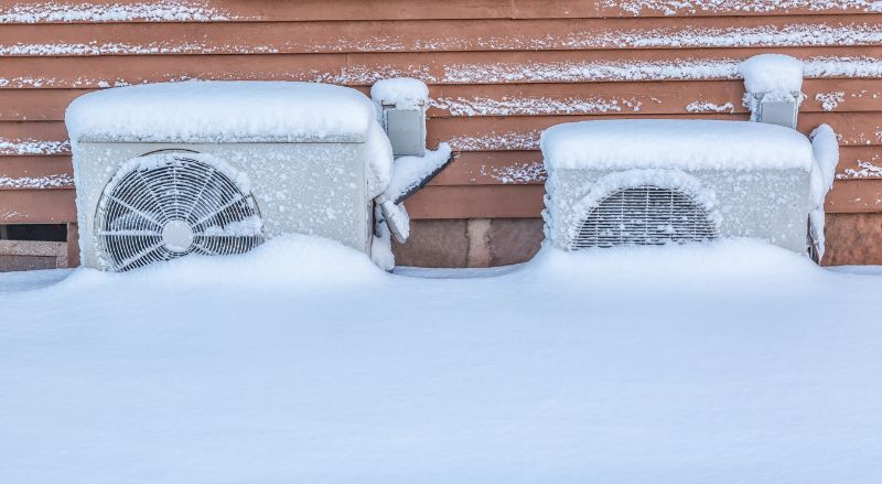pompe a chaleur sous la neige son installation est deconseillee dans les regions froides