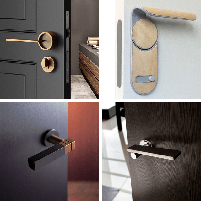 Montage inspirations poignées de portes modernes