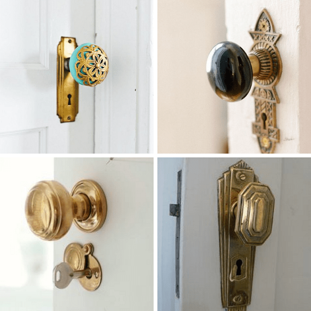Inspirations de poignées de portes vintage