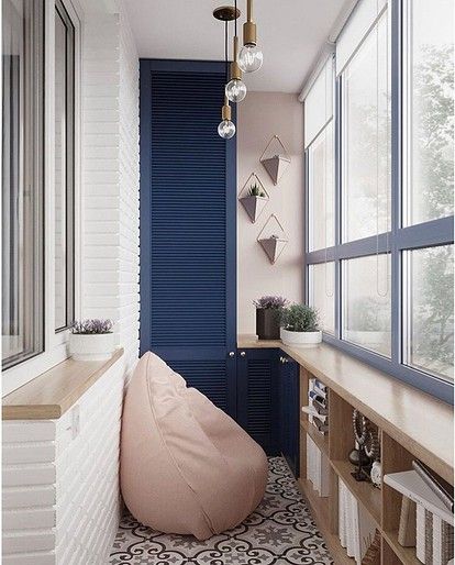 rangements sur une loggia