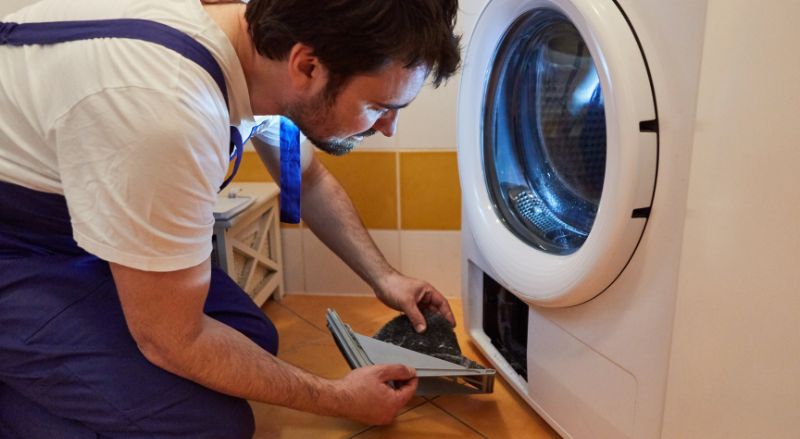 vider le filtre a vidange de la machine a laver