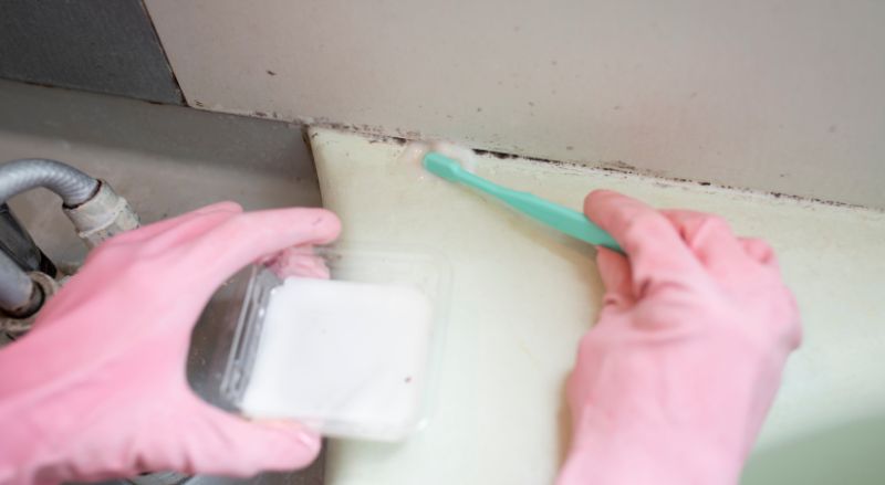nettoyer la moisissure dans une salle de bain