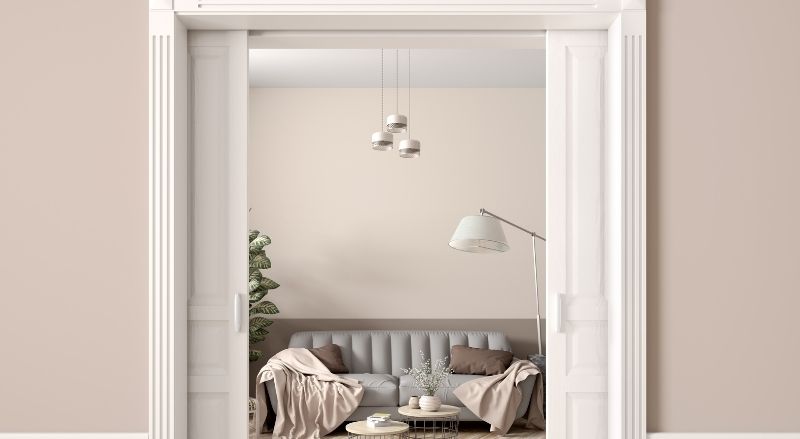 porte intérieure à galandage
