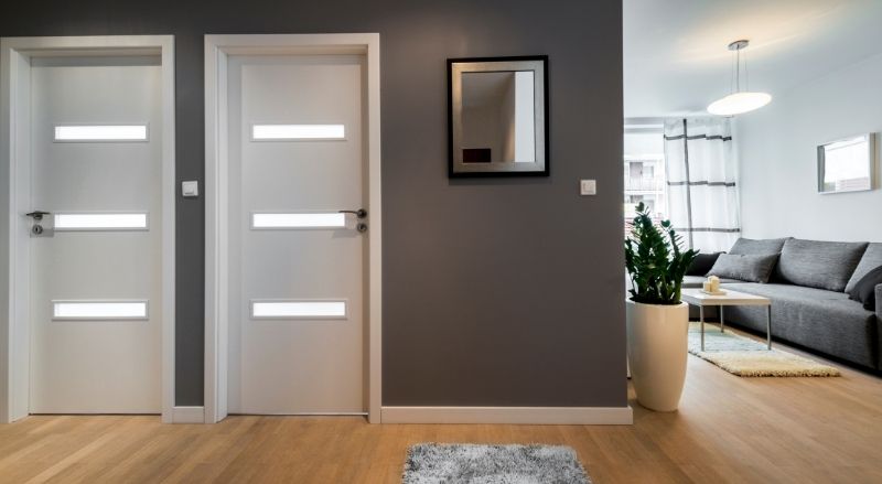 porte intérieure en aluminium