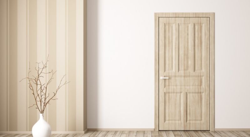 porte intérieure en bois