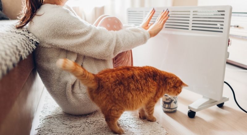 radiateur électrique qui assèche l'air