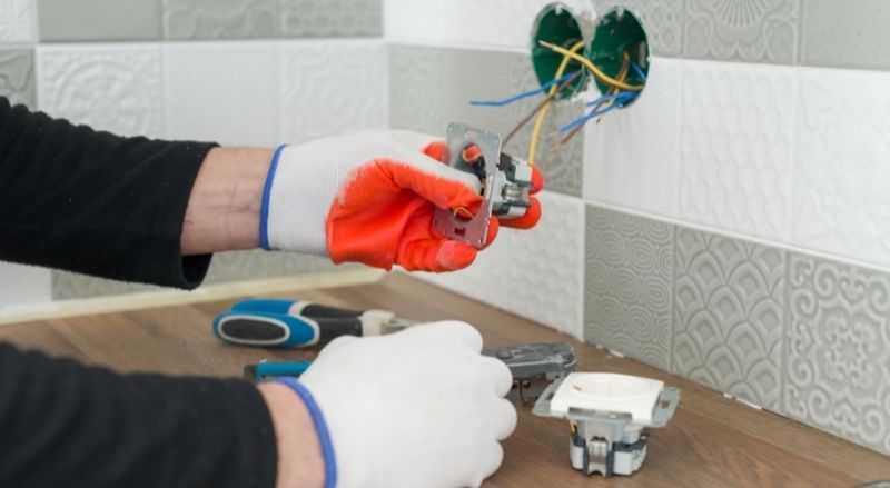 rénovation de l'électricité d'une cuisine