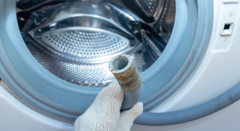tuyau de vidange d'une machine à laver