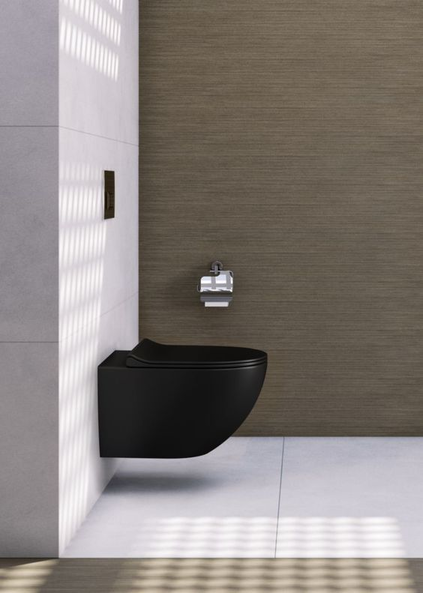wc suspendu noir